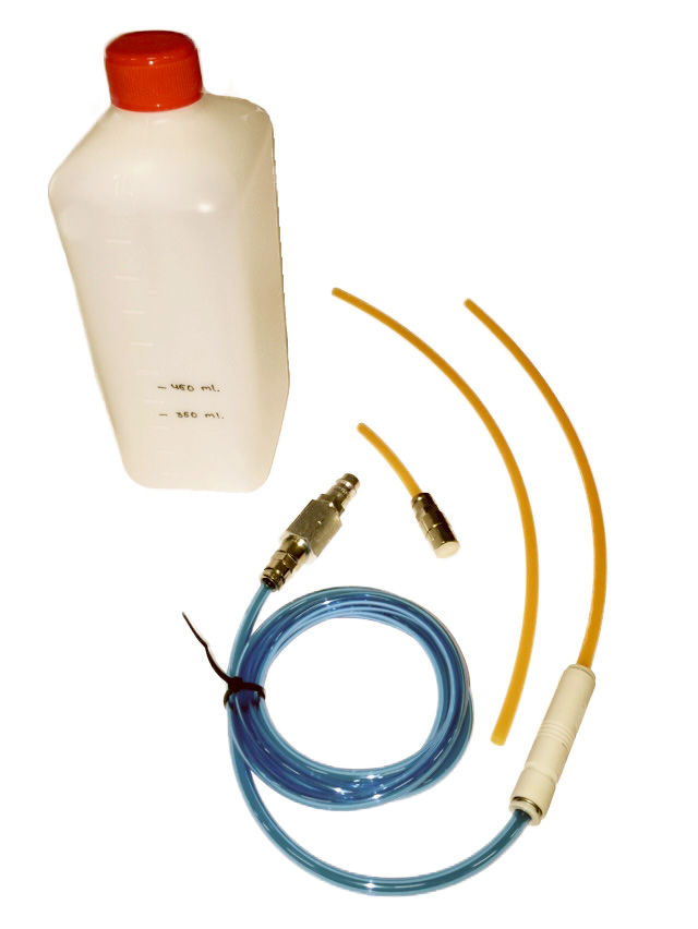 Werkzeug zum Nachfüllen der Detektorflasche